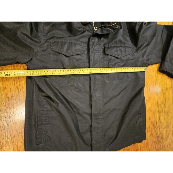 Gap Mens M-65 Military Field Jacket Size Large Black Utility Coat Epaulettes EUC - Picture 5 of 9